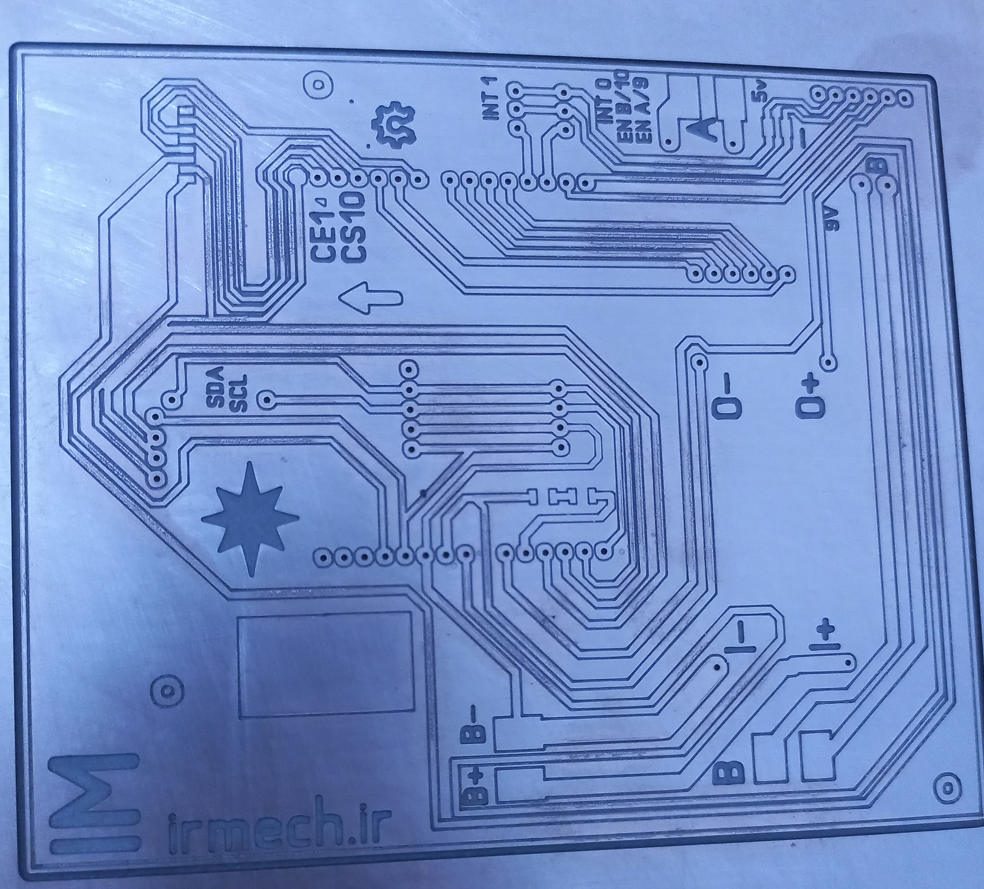 micro+7 سی ان سی پی سی بی cnc pcb